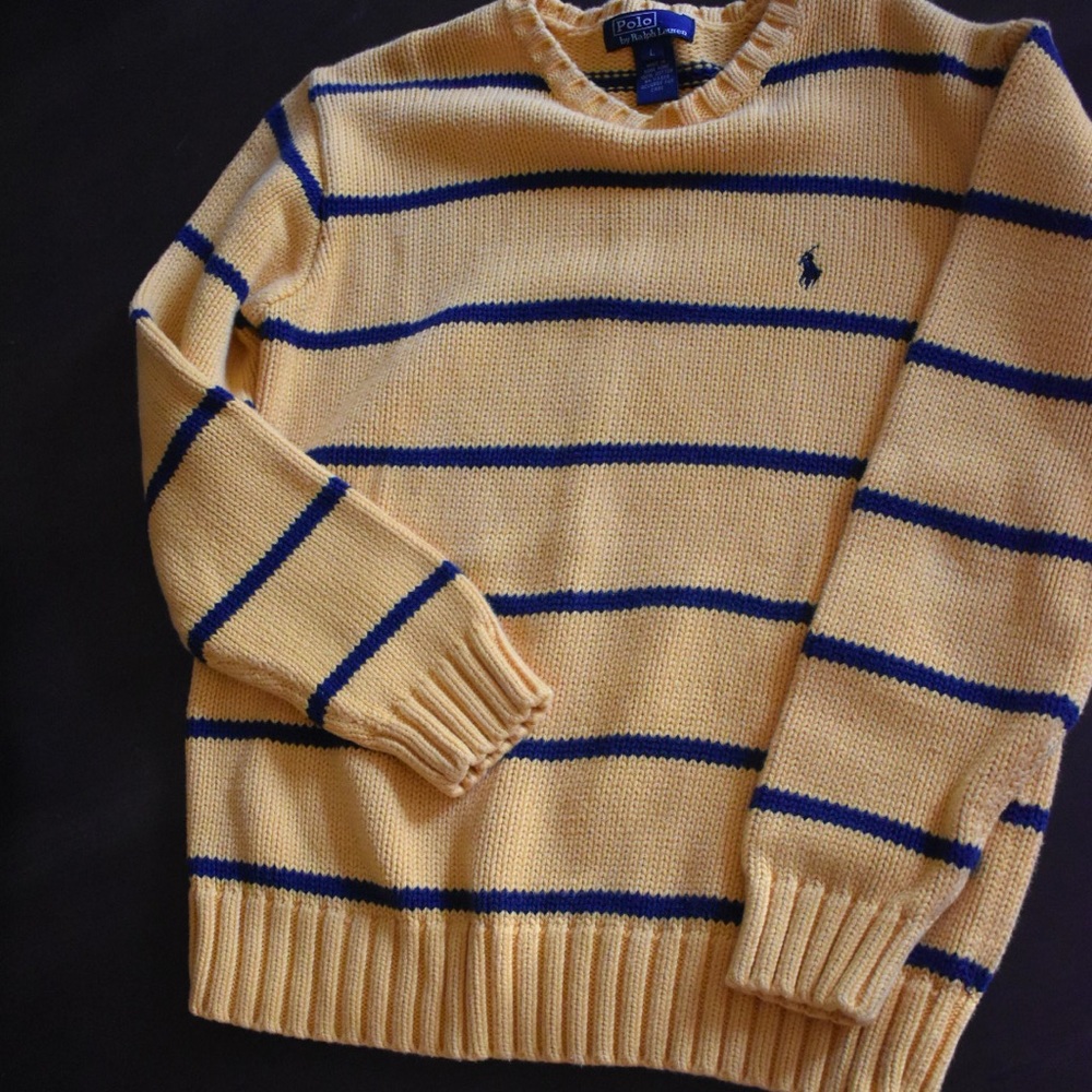 Vintage polo sweater fits women size extra small